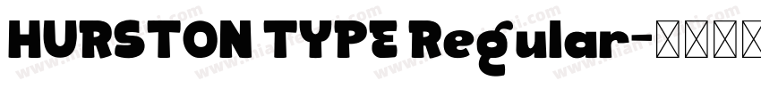 HURSTON TYPE Regular字体转换